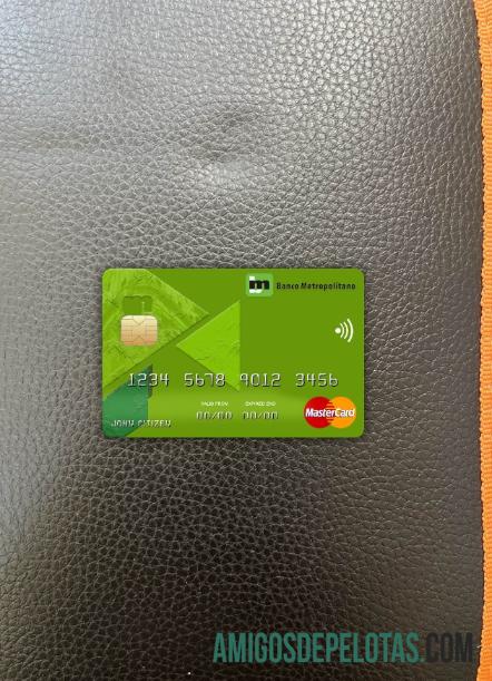 Cuba Metropolitano Bank Mastercard Photolook Frente exemplo